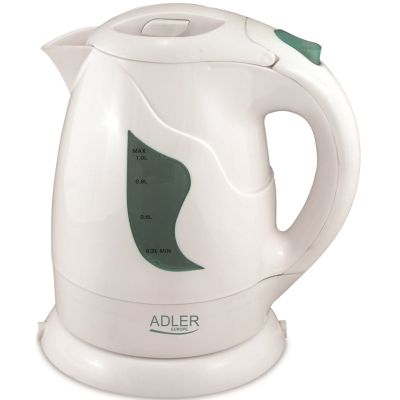 Electric kettle Adler AD 08w (900W 1l; white)