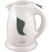 Electric kettle Adler AD 08w (900W 1l; white)