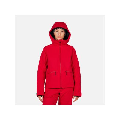 ROSSIGNOL W ROCHRUN INSULATED JKT women's ski jacket red