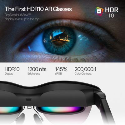 2. RayNeo Air 4 Pro AR smart glasses with built-in camera