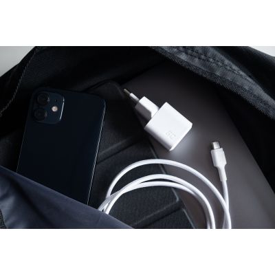 7. GREEN CELL USB-C CHARGER GAN GC POWERGAN 33W PD 3.0 QC 3.0 USB-C WHITE