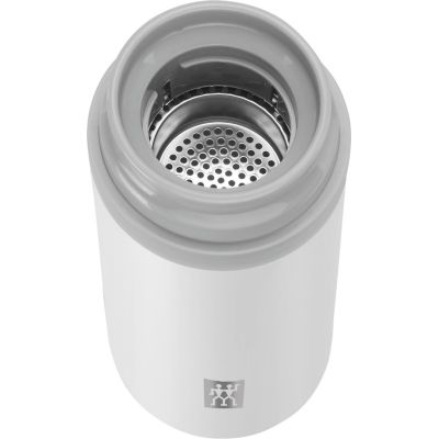 Thermal container with tea infuser and ZWILLING Thermo 39500-511-0 white 420ml