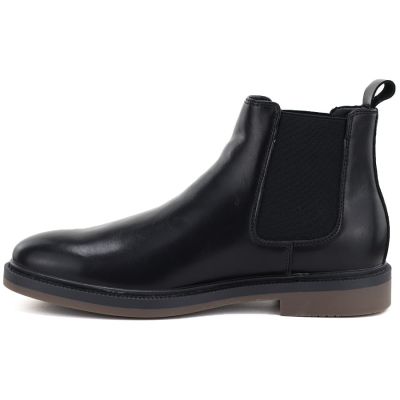 3. Men's leather Chelsea boots, unlined, black, Big Star UU174280