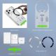8. Tech-Protect MMP-210 MagSafe 2-Pack Magnetic Ring - Silver / Navy Blue
