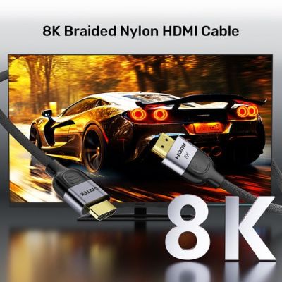 9. UNITEK CABLE HDMI 2.1 8K LUX BRAID 2M