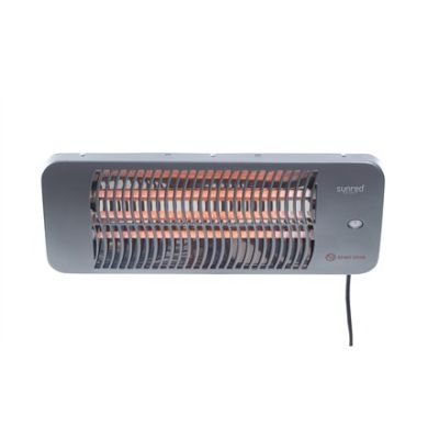 7. Sunred LUG-2000W Outdoor Heater Black Quartz Electric Heater