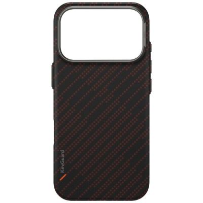 5. Uniq Keva EDGE Magclick Charging Case for iPhone 17 Pro - Orange