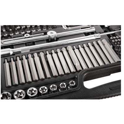 18. 300-Piece Socket Set, 1/2", 3/8", 1/4"