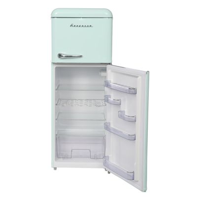 4. Ravanson LKK-210RM Retro Refrigerator 545 x 585 x 1470 mm | 160l | Class E | Mint