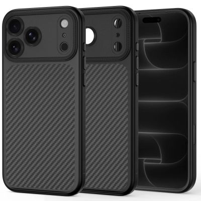 Tech-Protect MagCam MagSafe Carbon Case for iPhone 18 Pro Max / 17 Pro Max - Black