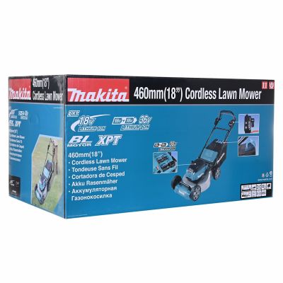 24. 2x18V Battery-free Lawn Mower with DLM462Z MAKITA Drive