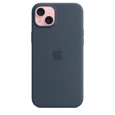 2. Apple Silicone Case with MagSafe Storm Blue, for Apple iPhone 15 Plus, MT123ZM/A