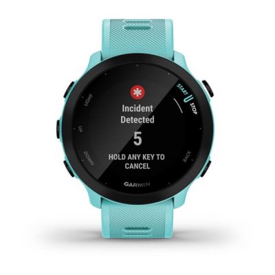 7. Garmin Forerunner 55 42mm Turquoise Watch