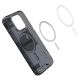 7. Spigen Ultra Hybrid Mag Case with MagSafe for iPhone 15 Pro - Dark Gray (Zero One Pattern)