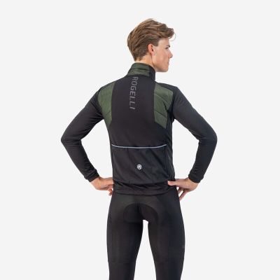 4. Rogelli WADDED II winter jacket green-black L