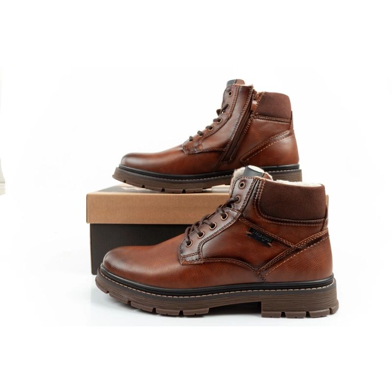 10. Wrangler Noah men's boots, Chelsea boots, elegant, insulated, brown