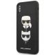 2. Karl Lagerfeld Saffiano Karl&Choupette Head case for iPhone XS Max - black