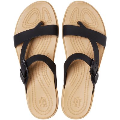 5. Crocs Tulum Toe Post W 206108 00W Flip Flops