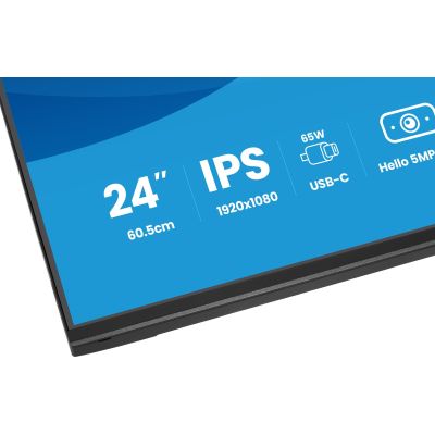 8. iiyama ProLite XB2497HSNH-B1 24IN IPS LCD 4MS 1920X1080 350CD/M2 HDMI/DP/USB 2 computer monitor 60.5 cm (23.8") 1920 x 1080 px Full HD Black