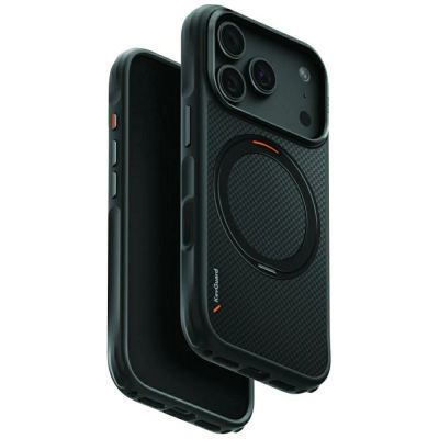 Uniq Keva Mov Magclick Charging Case for iPhone 18 Pro / 17 Pro - Black
