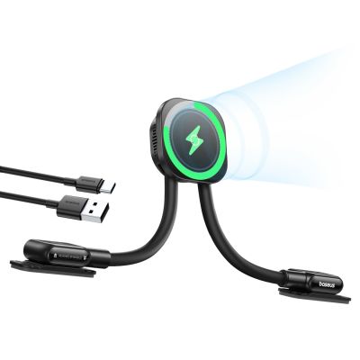 5. Baseus PrimeTrip C03sPro Car Holder for Dashboard with Adhesive Inductive Charger - Black