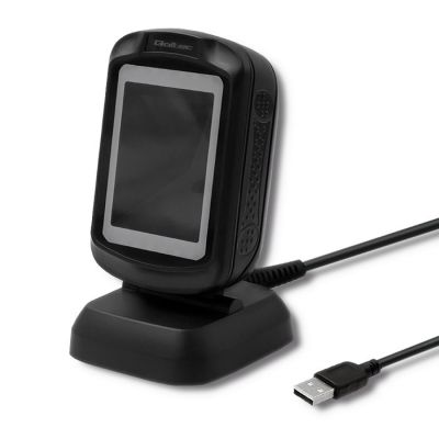 QOLTEC BARCODE READER STATIONARY | 1D AND 2D | USB