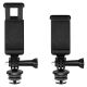 3. Phone/Sports Camera Holder with Adapter - Black