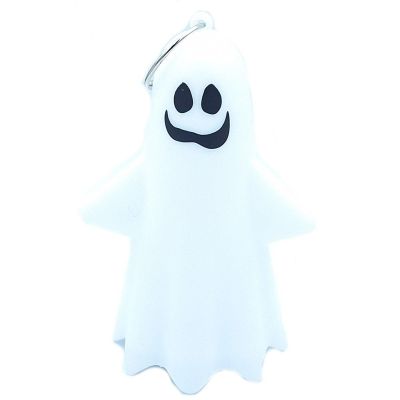 DECORATIVE KEY RING PENDANT SMILING LED GHOST