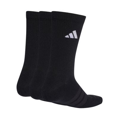 2. adidas Cushioned Sportswear Crew 3P Socks Black KC9626