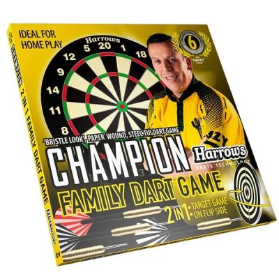 6. Harrows Champion Family Paper Dart Game Double Sided HS-TNK-000013077