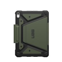 Urban Armor Gear UAG - Flip Tablet Case - Resistant - Polyurethane (PU) - Olive - for Apple 11-inch iPad Air M2 Wi-Fi, M2 Wi-Fi + Cellular, M3 Wi-Fi, M3 Wi-Fi + Cellular