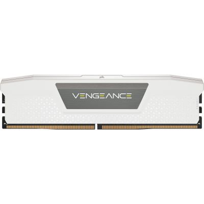 2. RAM Memory DDR5 64GB PC 6000 CL30 CORSAIR KIT (2x32GB) VENGEANCE white retail