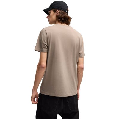 2. Men's Puma Graphics 2 Color Small No. 1 Logo Tee Beige 684717 94
