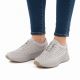 4. Women's leather openwork shoes gray Sergio Leone SP013