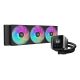 8. DeepCool MYSTIQUE 360 ARGB Processor All-in-one Liquid Cooler 12 cm Black 1 pc.