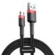 3. Baseus cafule CAMKLF-C91 cable (USB M - Micro USB M; 2m; black and red)