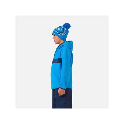 4. ROSSIGNOL JR ALLTRACK ANORAK FLEECE children's sweatshirt blue