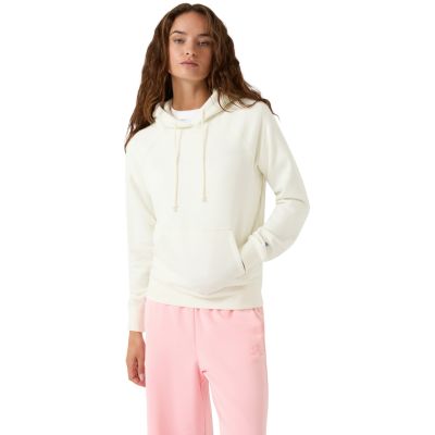 7. Champion Women's Hooded Sweatshirt Cream 118160 WW049