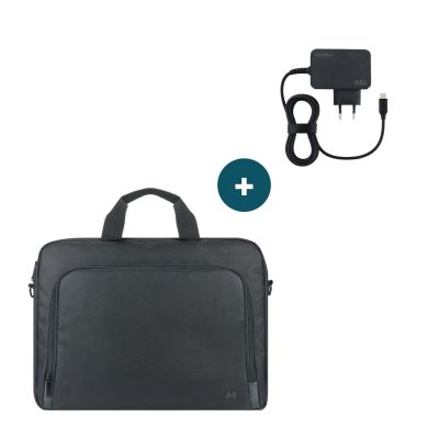 2. Mobilis 003089 Laptop Bag 40.6 cm (16") Top Loading Bag Black