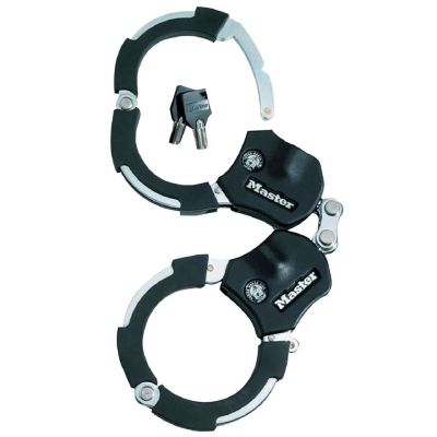 4. MASTER LOCK Street Cuff Slot Black, Silver 360mm Ring Lock