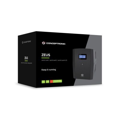 6. Conceptronic UPS 1200VA/720W/4xUK/HID USB/RJ45in/Out/AVR sw