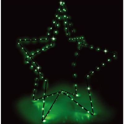 14. 3D DECORATIVE STANDING STAR 120LED RGB 80CM