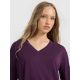 4. Women's oversize T-shirt with modal 4F 4FRAW25TTSHF3283-50S