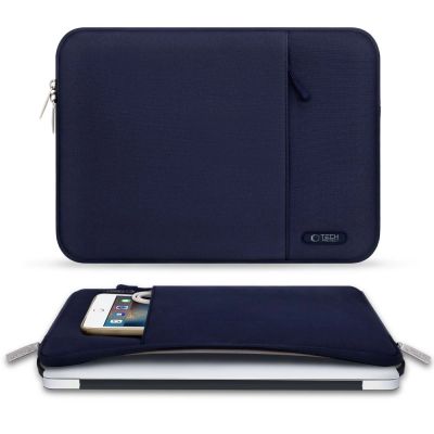 4. Tech-Protect Sleeve Laptop 13-14 Case - Navy Blue