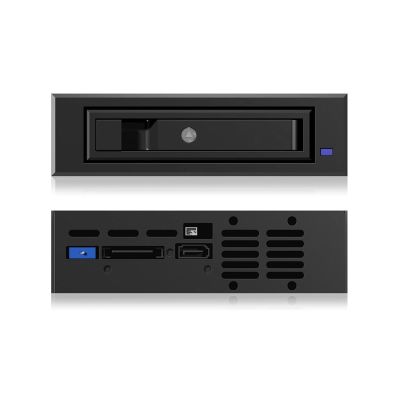 4. ICY BOX IB-129SSK-B 13.3 cm (5.25") Bezel panel Black