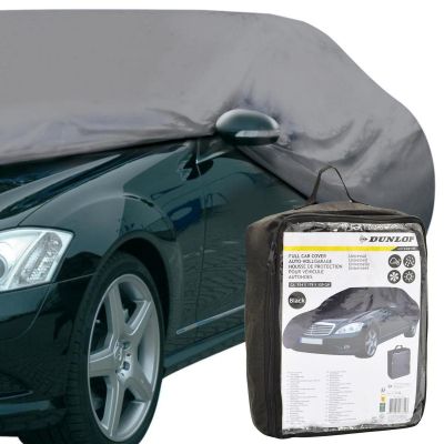 13. CAR COVER 534X178X120CM PEVA DUNLOP BLACK