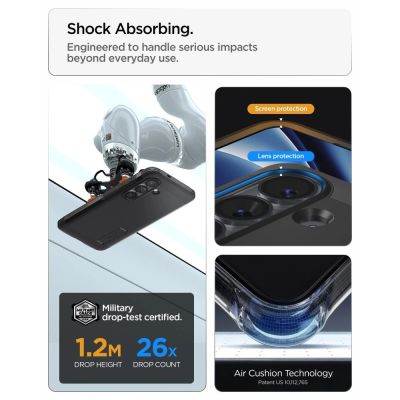 11. Spigen Tough Armor Mag MagSafe Case for Samsung Galaxy S26 - Black