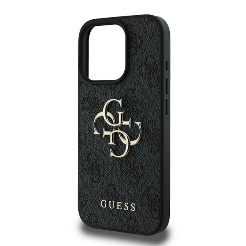 6. Guess 4G Big Logo Case for iPhone 16 Pro - Black