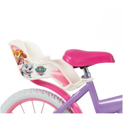 4. Children's bike 16" Paw Patrol Violet 1680 Girl + Children's helmet Paw Patrol pink TOIMSA 10896