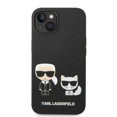 3. Karl Lagerfeld KLHMP14MSSKCK iPhone 14 Plus 6.7 "hardcase black / black Liquid Silicone Karl & Choupette Magsafe